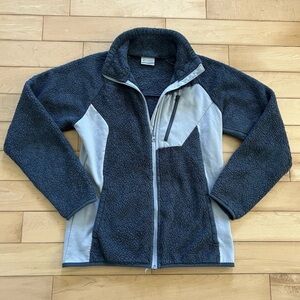 Columbia Sherpa Full Zip Jacket Women’s Size Small - **FLAW** Outdoors Hiking